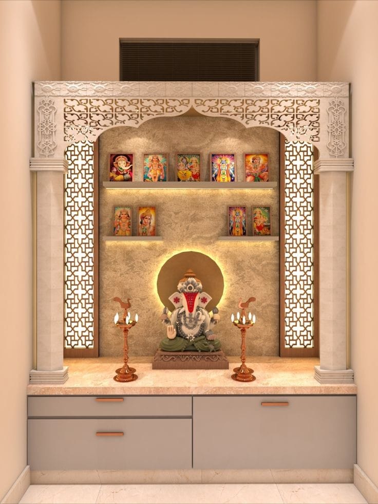 Mandir Design shri swami art